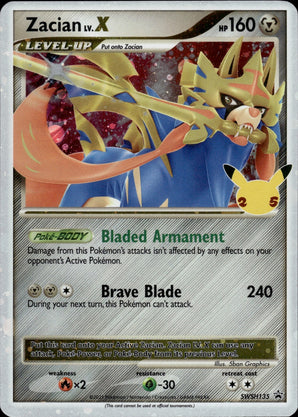 Zacian LV. X SWSH135 Holo Promo Sword & Shield Promo Pokemon