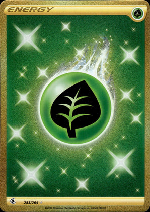 Grass Energy 283/264 Secret Rare Fusion Strike Pokemon