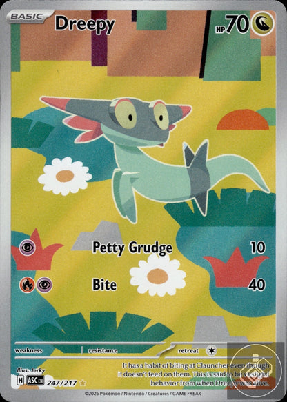 Dreepy 247/217 Illustration Rare Ascended Heroes Pokemon