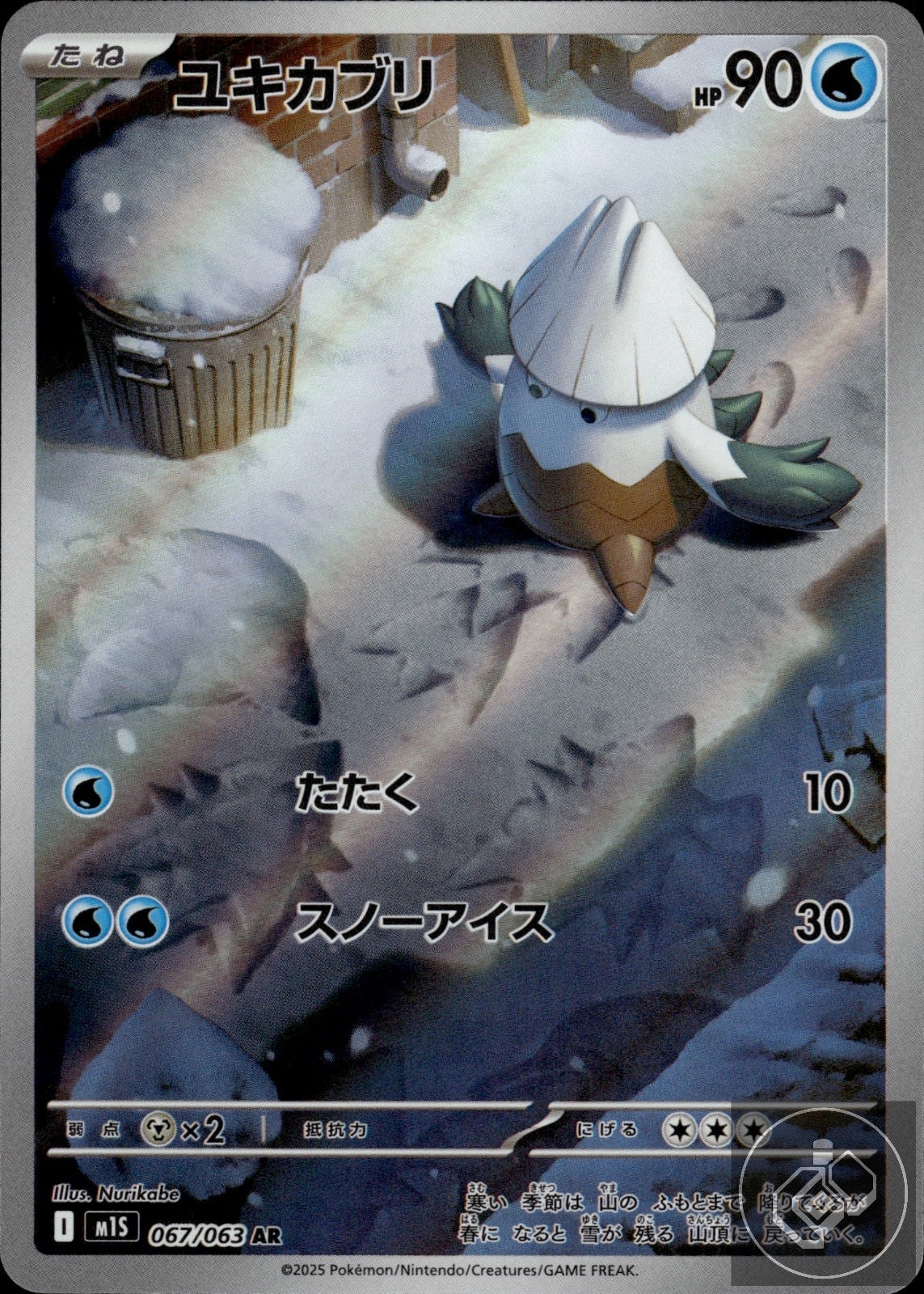 Snover 067/063 Art Rare Mega Symphonia Pokemon Japanese
