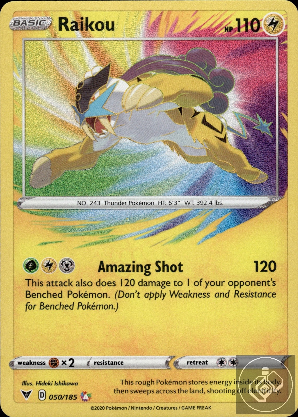 Raikou 050/185 Amazing Rare Vivid Voltage Pokemon