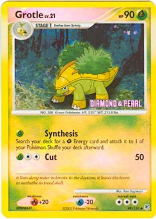 Grotle 049/130 Holo Promo Burger King Promos Pokemon