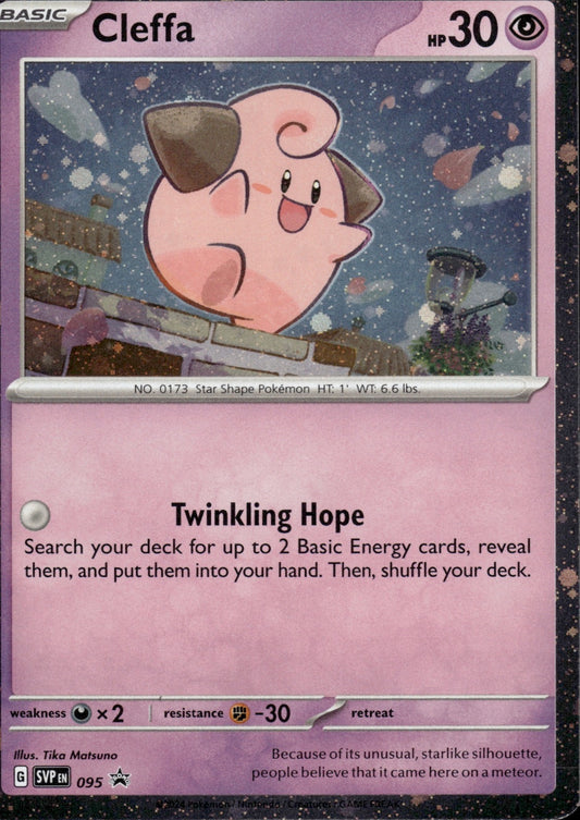 Cleffa 095 Holo Promo Scarlet & Violet Promo Pokemon