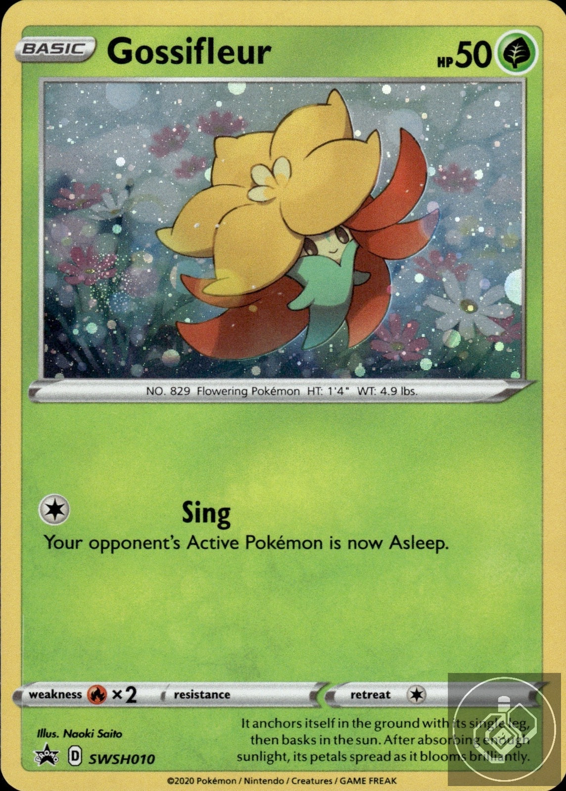 Gossifleur SWSH010 Holo Promo Miscellaneous Cards & Products Pokemon
