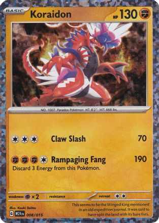 Koraidon 008/015 Holo Promo McDonald's Promos 2024 Pokemon