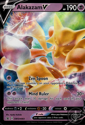 Alakazam V SWSH083 Holo Promo Sword & Shield Promo Pokemon