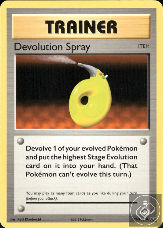 Devolution Spray 76/108 Uncommon Evolutions Pokemon