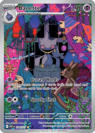 Banette 234/217 Illustration Rare Ascended Heroes Pokemon