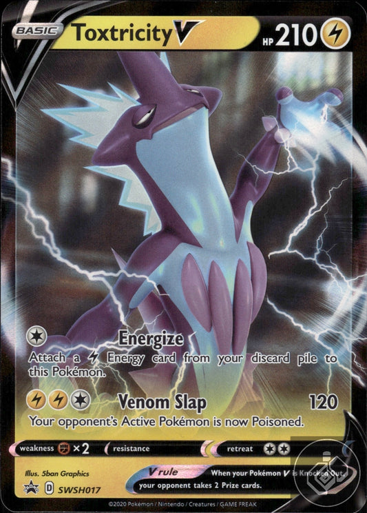 Toxtricity V SWSH017 Holo Promo Sword & Shield Promo Pokemon