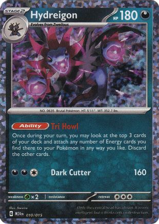 Hydreigon 010/015 Holo Promo McDonald's Promos 2024 Pokemon Holo