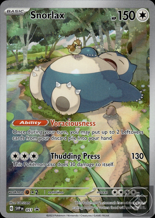 Snorlax 051 Holo Promo Scarlet & Violet Promo Pokemon