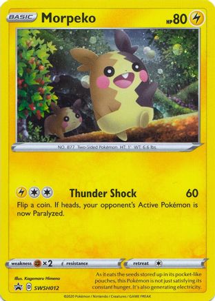 Morpeko SWSH012 Holo Promo Sword & Shield Promo Pokemon