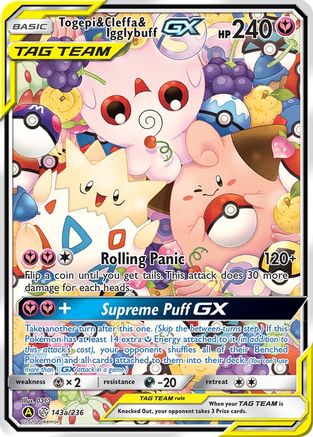 Togepi & Cleffa & Igglybuff GX 143a/236 Holo Promo Alternate Art Promos Pokemon