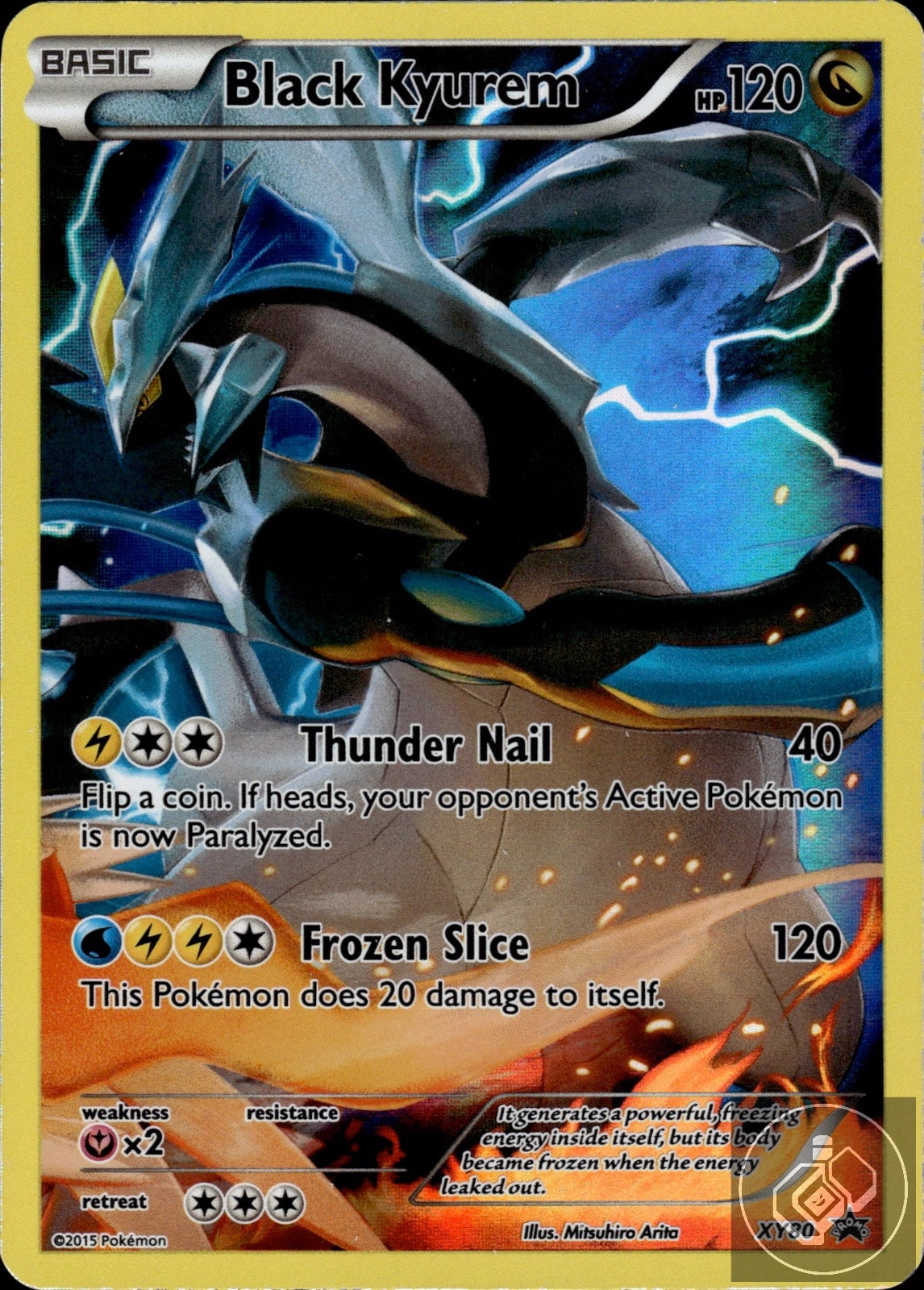 Black Kyurem XY80 Holo Promo XY Promo Pokemon