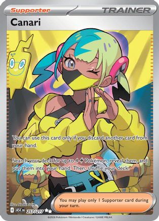 Canari 257/217 Ultra Rare Ascended Heroes Pokemon