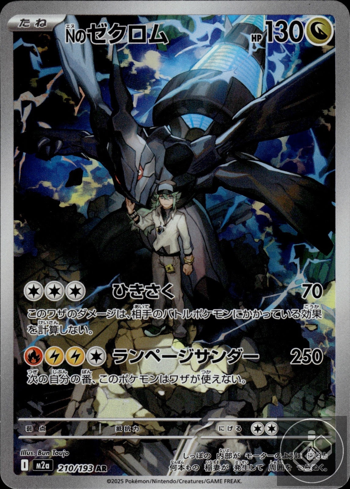 N's Zekrom 210/193 Art Rare MEGA Dream ex Pokemon Japanese