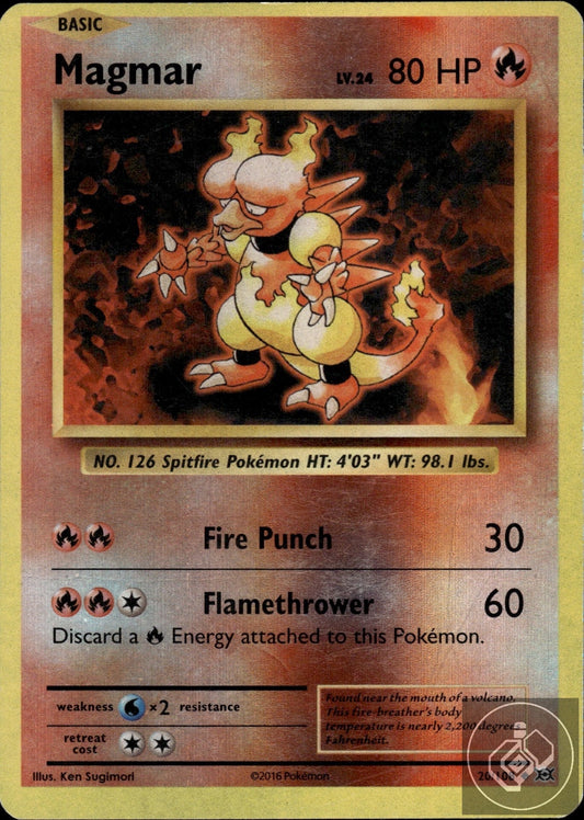 Magmar 20/108 Uncommon Evolutions Pokemon