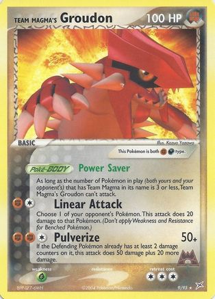 Team Magma's Groudon (EX Team Magma vs Team Aqua) 9/095 Deck Exclusives Pokemon
