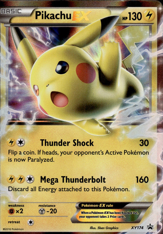 Pikachu EX XY174 Holo Promo XY Promo Pokemon