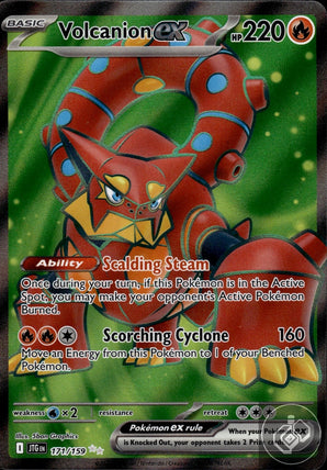 Volcanion ex 171/159 Ultra Rare Journey Together Pokemon