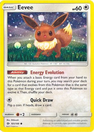 Eevee 101/149 Holo Promo Miscellaneous Cards & Products Pokemon