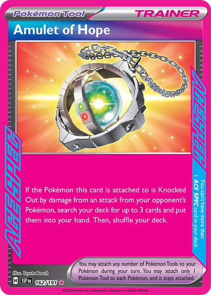 Amulet of Hope 162/191 ACE SPEC Rare Surging Sparks Pokemon