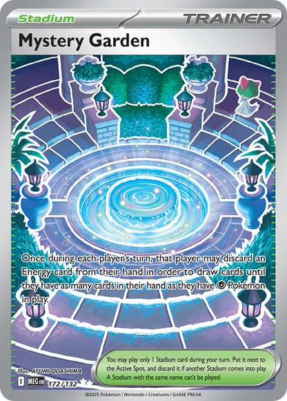 Mystery Garden 172/132 Ultra Rare Mega Evolution Pokemon