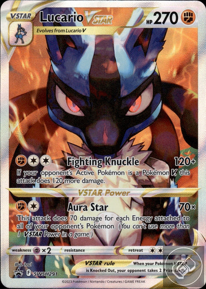 Lucario VSTAR SWSH291 Holo Promo Sword & Shield Promo Pokemon