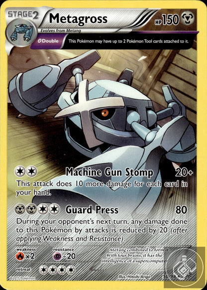Metagross 50/98 Rare Ancient Origins Pokemon