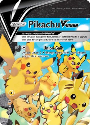 Pikachu V-Union SWSH139 Holo Promo Sword & Shield Promo Pokemon