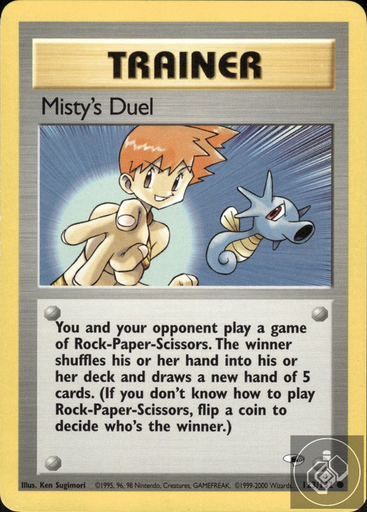 Misty's Duel 123/132 Common Gym Heroes Pokemon Unlimited