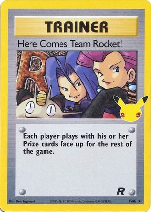 Here Comes Team Rocket! 15/82 Holo Celebrations: Classic Collection Pokemon