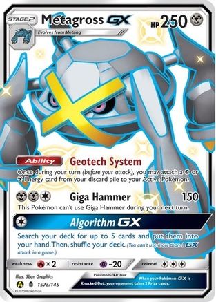 Metagross GX 157a/145 Holo Promo Alternate Art Promos Pokemon