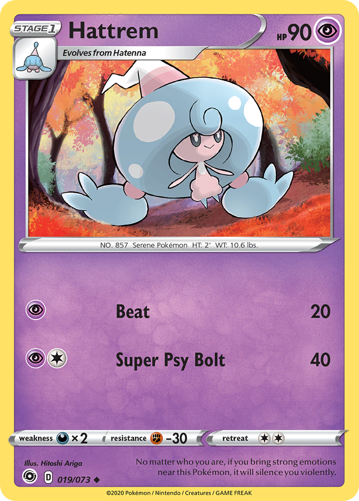 Hattrem 019/073 Uncommon Champion's Path Pokemon