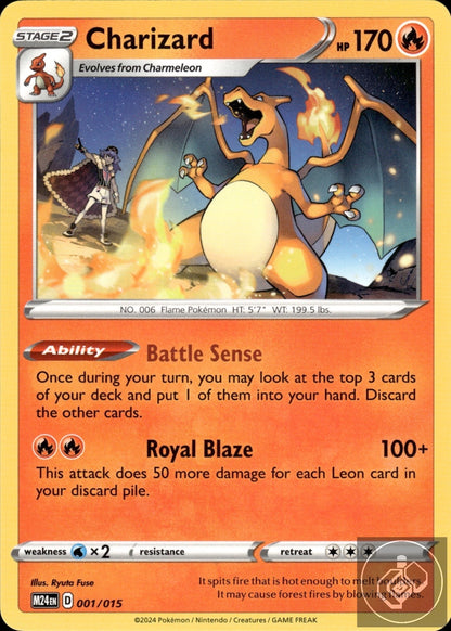 Charizard 001/015 Promo McDonald's Promos 2024 Pokemon