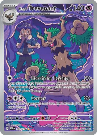 Hop's Trevenant 237/217 Illustration Rare Ascended Heroes Pokemon