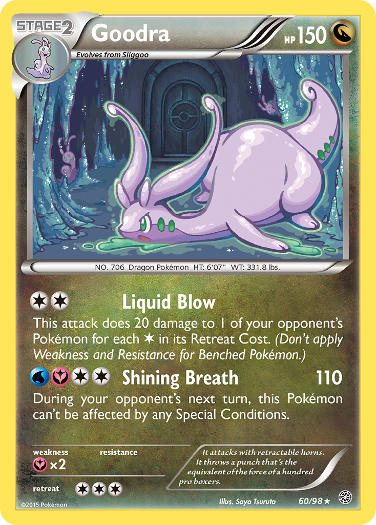 Goodra 60/98 Holo Rare Ancient Origins Pokemon