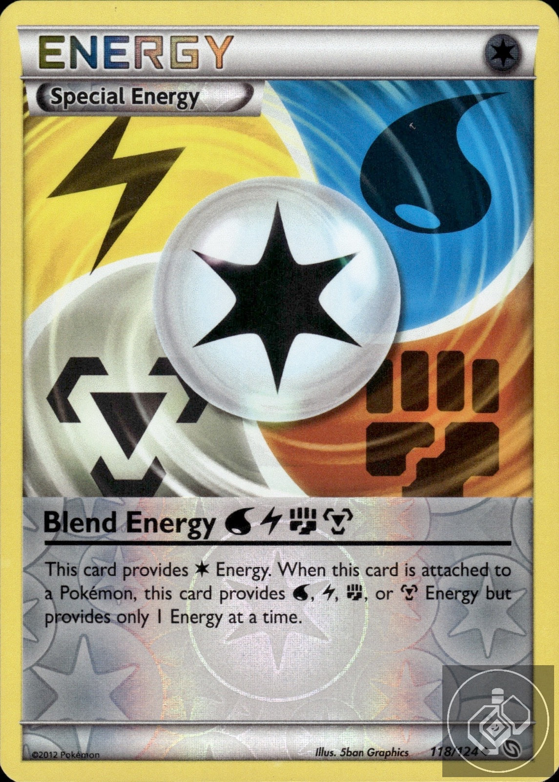 Blend Energy WaterLightningFightingMetal 118/124 Dragons Exalted Pokemon