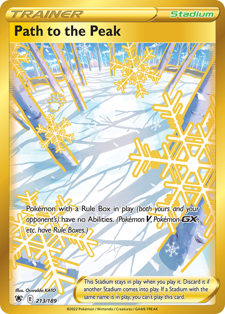 Path to the Peak 213/189 Secret Rare Astral Radiance Pokemon