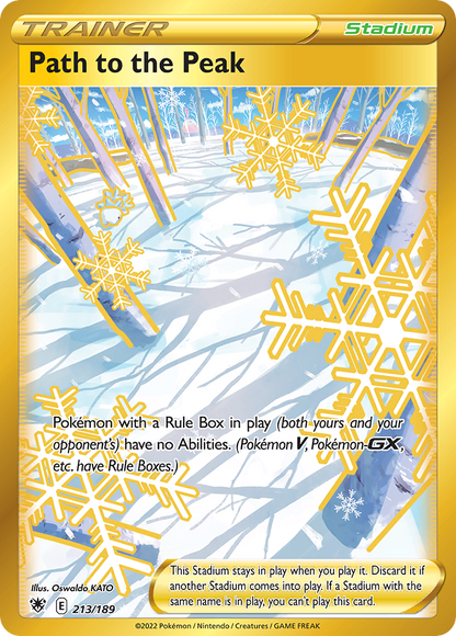 Path to the Peak 213/189 Secret Rare Astral Radiance Pokemon