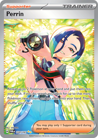 Perrin 220/167 Special Illustration Rare Twilight Masquerade Pokemon