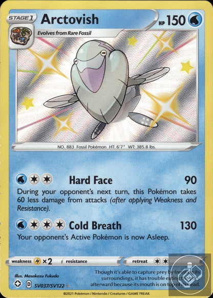 Arctovish SV037/SV122 Shiny Rare Shining Fates Shiny Vault Pokemon