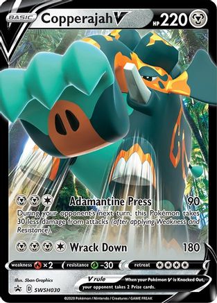 Copperajah V SWSH030 Holo Promo Sword & Shield Promo Pokemon