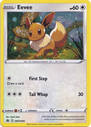 Eevee SWSH095 Holo Promo Sword & Shield Promo Pokemon