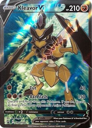 Kleavor V (Full Art) SWSH248 Holo Promo Sword & Shield Promo Pokemon