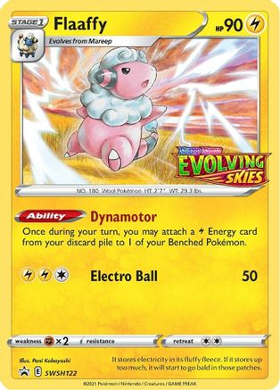 Flaaffy (Prerelease) SWSH122 Holo Promo Sword & Shield Promo Pokemon Holo