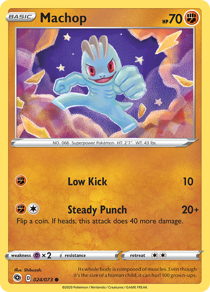 Machop 024/073 Common Champion's Path Pokemon