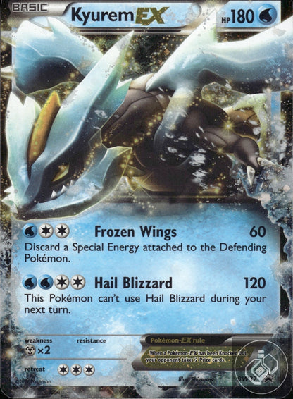 Kyurem EX 38/99 Holo EX Rare Next Destinies Pokemon