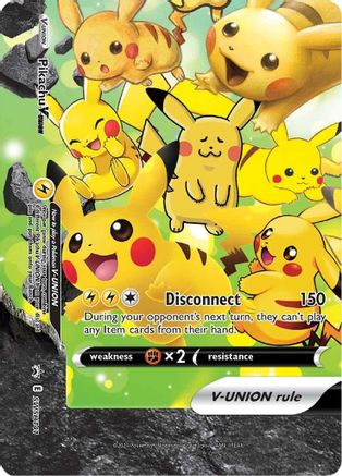 Pikachu V-Union SWSH141 Holo Promo Sword & Shield Promo Pokemon