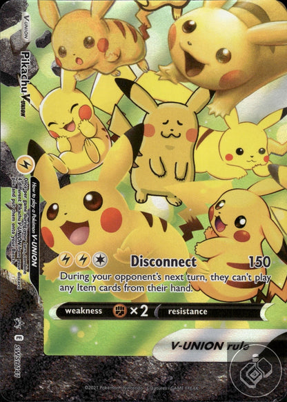 Pikachu V-Union SWSH141 Holo Promo Sword & Shield Promo Pokemon